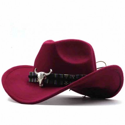 ready to ship fashion men & women unisex felt cowgirl hat women's western cattlemen woman cowboy hat with metal cattle ready to ship fashion men & women unisex felt cowgirl hat women's western cattlemen woman cowboy hat with metal cattle