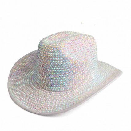 Rhinestone Cowgirl Hats with Diamond Fringe Bling cowboy hat woman with Western Wide for Cosplay Wedding party Rhinestone Cowgirl Hats with Diamond Fringe Bling cowboy hat woman with Western Wide for Cosplay Wedding party