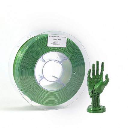 Lyjenny Bulk Filament 3D Printer HS PETG Metallic Green Color Wholesale Filament 1.75mm 1KG Qualified Metal Texture Filament