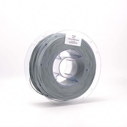 Lyjenny 1KG 1.75mm Premium PLA Flexible Filament for 3D Printers Great Elasticity Available Silver Premium Plastic Rods