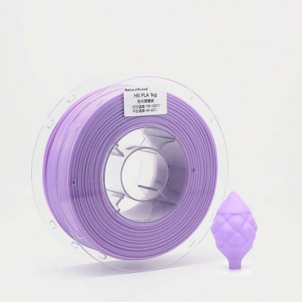 Lyjenny Biodegradable PLA Filament 1kg Colored Luminous Purple Glow Dark 3D Printer Plastic Rods Imported PLA Granules  Lyjenny Biodegradable PLA Filament 1kg Colored Luminous Purple Glow Dark 3D Printer Plastic Rods Imported PLA Granules