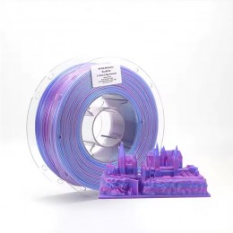 Lyjenny High-Speed Printing Dual-Color Gradient 1.75mm 1kg/spool Blue Purple Chameleon Glittering PLA Filament Plastic Rods