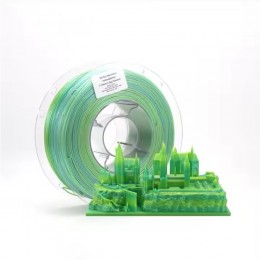 Lyjenny High-Speed Printing PLA Filament Chameleon Glittering Dual-Color Gradient 1.75mm 1kg Yellow Green Plastic Rods