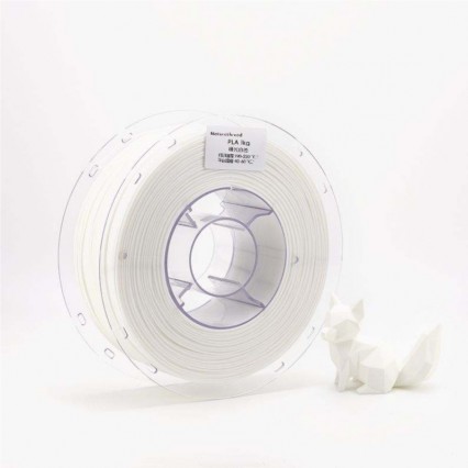 Lyjenny Premium 1KG 1.75mm PLA Matte White Filament Cost-Effective 3D Printer Consumable with Good Performance