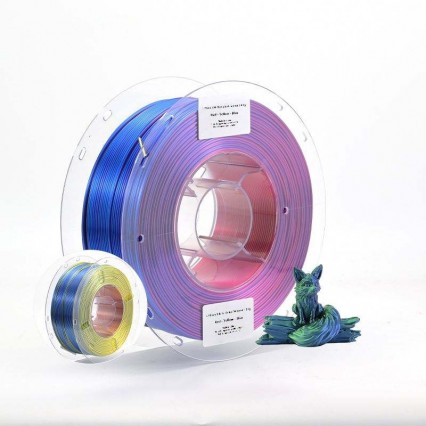 Lyjenny Bulk 1KG 1.75mm Silk Filament for 3D Printers Tri-Color Multi-Color Qualified Silky Texture Wholesale Plastic Rods Lyjenny Bulk 1KG 1.75mm Silk Filament for 3D Printers Tri-Color Multi-Color Qualified Silky Texture Wholesale Plastic Rods