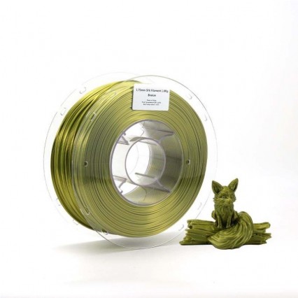 Lyjenny Bulk Filament 3D Printer Silk Filament Single Color Silk Bronze Glossy&Silky Safety Certificated Competitive Filament
