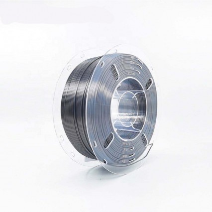 Lyjenny Glossy Brightly 3D Printer Filament Silky Filament 1.75mm 1KG 0.5kg Metal Gray