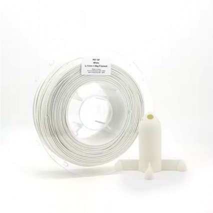 Lyjenny 1KG 1.75mm PET-GF Glass Fibre Series 3D Printer Filament Engineering Plastic Rods Low Warping Heat Resistance -White