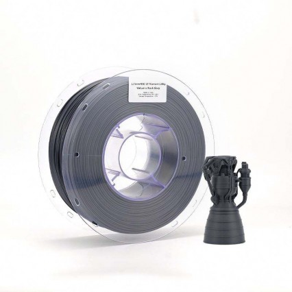 Lyjenny 1KG Eco-friendly Bulk FDM/FFF PETG-CF Filament Volcanic Rock Gray 1.75mm Carbon Fibre Printer Plastic Rods