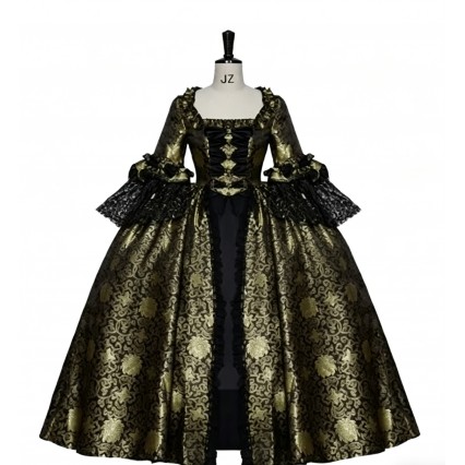 Women's Queen Marie Antoinette Rococo Ball Gown Gothic Victorian Dress Costume Women's Queen Marie Antoinette Rococo Ball Gown Gothic Victorian Dress Costume