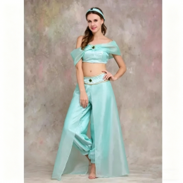 Aladdin Jasmine Princess Costume | Party Cosplay Outfit