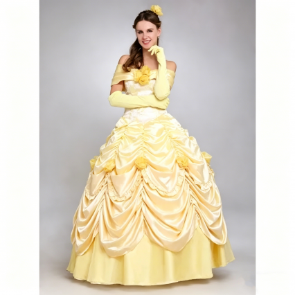 Beauty and the Beast Belle Dress | Belle Princess Cosplay Costume V02 Beauty and the Beast Belle Dress | Belle Princess Cosplay Costume V02