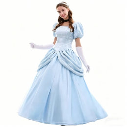 Classic Cinderella Blue Dress | Princess Cosplay Costume
