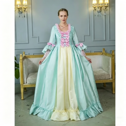 Marie Antoinette Ball Gown | Rococo Colonial Georgian Wedding Dress Marie Antoinette Ball Gown | Rococo Colonial Georgian Wedding Dress