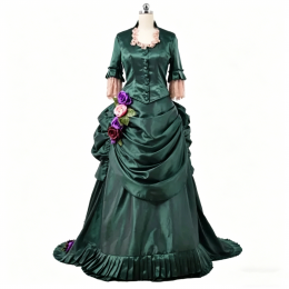 Revolution Victorian Ball Gown, 18th Century Rococo Marie Antoinette Dress