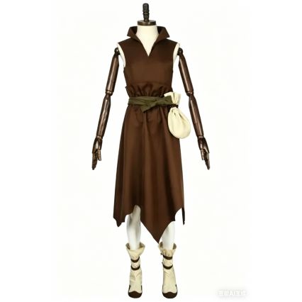 Custom Made Anime Dr. Stone Taiju Oki Costume, Brown Halloween Suit