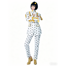 JoJo's Bizarre Adventure Bruno Bucciarati Cosplay Costume, Halloween Outfit