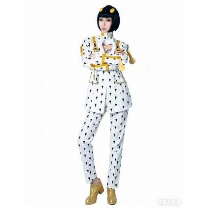 JoJo's Bizarre Adventure Bruno Bucciarati Cosplay Costume, Halloween Outfit JoJo's Bizarre Adventure Bruno Bucciarati Cosplay Costume, Halloween Outfit