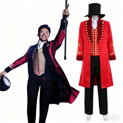 The Greatest Showman P.T. Barnum Cosplay Costume, Customized Uniform Set The Greatest Showman P.T. Barnum Cosplay Costume, Customized Uniform Set