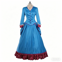 Vintage 18th Century Victorian Bustle Gown | Steampunk Bustle Dress