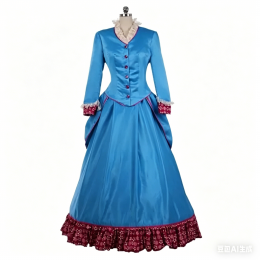 Vintage 18th Century Victorian Bustle Gown | Steampunk Bustle Dress