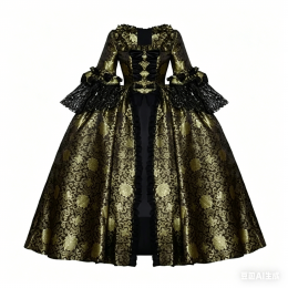 Women's Marie Antoinette Rococo Ball Gown, Gothic Victorian Dress Costume