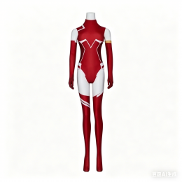 Darling in the franxx Sexy Female Zero Two Jumpsuit, Hot Tighting Suit Women Cosplay Costume