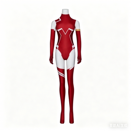 Darling in the franxx Sexy Female Zero Two Jumpsuit, Hot Tighting Suit Women Cosplay Costume
