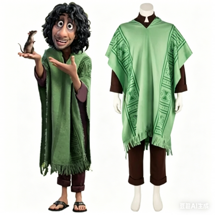 Encanto Bruno Madrigal Cosplay Costume, Halloween Party Carnival Outfit Encanto Bruno Madrigal Cosplay Costume, Halloween Party Carnival Outfit