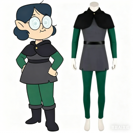 The Owl House Willow Park Amity Uniform Cosplay Costume, Halloween Carnival Outfit