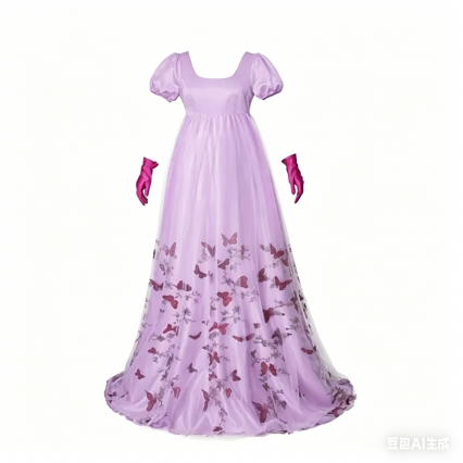 1800s Retro Victorian Dress Kate Sharma Cosplay Costume High Waist Regency Ball Gown