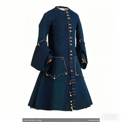 Classic Medieval Men Coat Vintage Overcoat Renaissance Victorian Edwardian Cosplay Costume