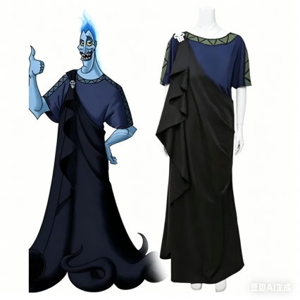 Hercules Hades Cosplay Costume Outfits Halloween Carnival Suit Hercules Hades Cosplay Costume Outfits Halloween Carnival Suit