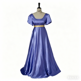 Vintage Regency Dress Jane Austen Cosplay Ball Gown Tea Party Costume