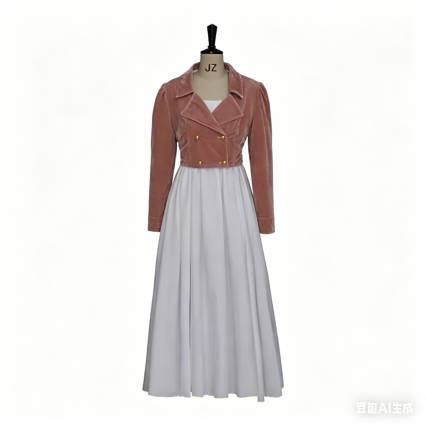 18th Century Vintage Velvet Cropped Top Women's Regency Ball Gown Jacket Halloween Carnival Cosplay Costume 18th Century Vintage Velvet Cropped Top Women's Regency Ball Gown Jacket Halloween Carnival Cosplay Costume