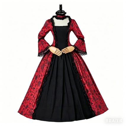 Women's Victorian Renaissance Dress Medieval Ball Gown Vintage Aristocrat Cosplay Costume Women's Victorian Renaissance Dress Medieval Ball Gown Vintage Aristocrat Cosplay Costume