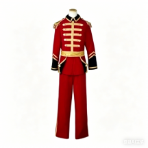 Medieval King Cosplay Costume Victorian Red Uniform Noble Court Suit Halloween Carnival Role Play Outfit