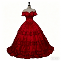 Musical Tanz Der Vampire Cosplay Costume Ball Gown Women Victorian Gothic Red Dress Suits