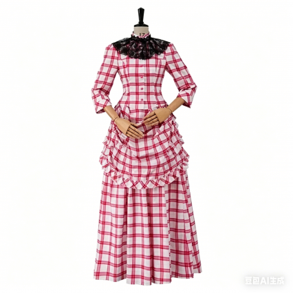 The Gilded Age Peggy Scott Cosplay Costume Vintage Victorian Prom Dress Women Medieval Theme Party Ball Gown The Gilded Age Peggy Scott Cosplay Costume Vintage Victorian Prom Dress Women Medieval Theme Party Ball Gown