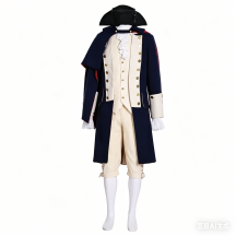 Medieval Colonial Men's Military Suit Halloween Uniform Cosplay Costume Custom Made