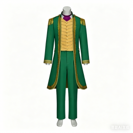 Men's Medieval Court Cosplay Costume Retro Victorian Nobles Coat Suit Masquerade Role Play Performance Clothes