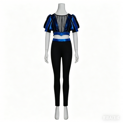 Six the Musical Catherine Cosplay Costume Crop Top Pants Suit Music Festival Stage Performance Outfit Six the Musical Catherine Cosplay Costume Crop Top Pants Suit Music Festival Stage Performance Outfit