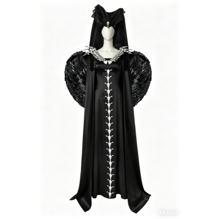 Maleficent: Mistress of Evil Maleficent Cosplay Costume - Women's Black Witch Halloween Fancy Dress