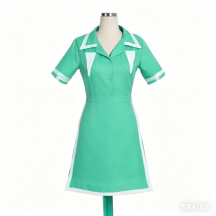 Twin Peaks Shelly Johnson Cosplay Dress, Women Waitress Maid Halloween Costume Custom Made