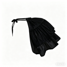 Women Renaissance Gown Civil War Black Petticoat, Pannier Bustle Gothic Underskirt