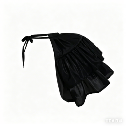 Women Renaissance Gown Civil War Black Petticoat, Pannier Bustle Gothic Underskirt