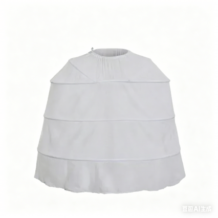 Medieval Crinoline Farthingale, Women's Dickens Ball Gown Petticoat White Cage Frame Bustle Underskirt