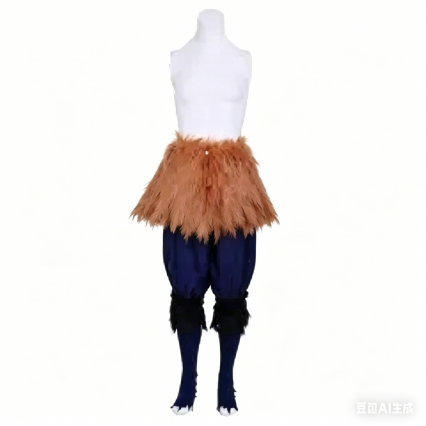 Demon Slayer Hashibira Inosuke Cosplay Costume, Men Kimetsu no Yaiba Halloween Party Uniform Outfit Demon Slayer Hashibira Inosuke Cosplay Costume, Men Kimetsu no Yaiba Halloween Party Uniform Outfit