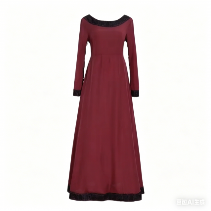 Women Vintage Medieval Gothic Dress, Retro Long Palace Gown for Carnival Party Women Vintage Medieval Gothic Dress, Retro Long Palace Gown for Carnival Party