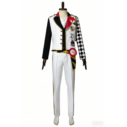Twisted Wonderland Deuce Spade Cosplay Costume, Custom Heartslabyul Adult Halloween Uniform Twisted Wonderland Deuce Spade Cosplay Costume, Custom Heartslabyul Adult Halloween Uniform